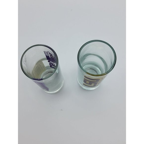 Pair of LSU Shot Glasses Louisiana State University Tigers - Picture 3 of 3